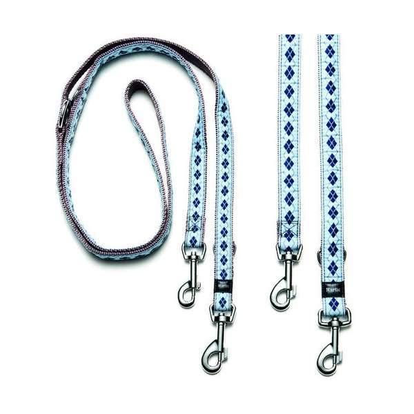 Bild 1 von Karlie Art Joy Plus Führleine RHOMBUS - Blau  / (Variante) 200cm x 20mm