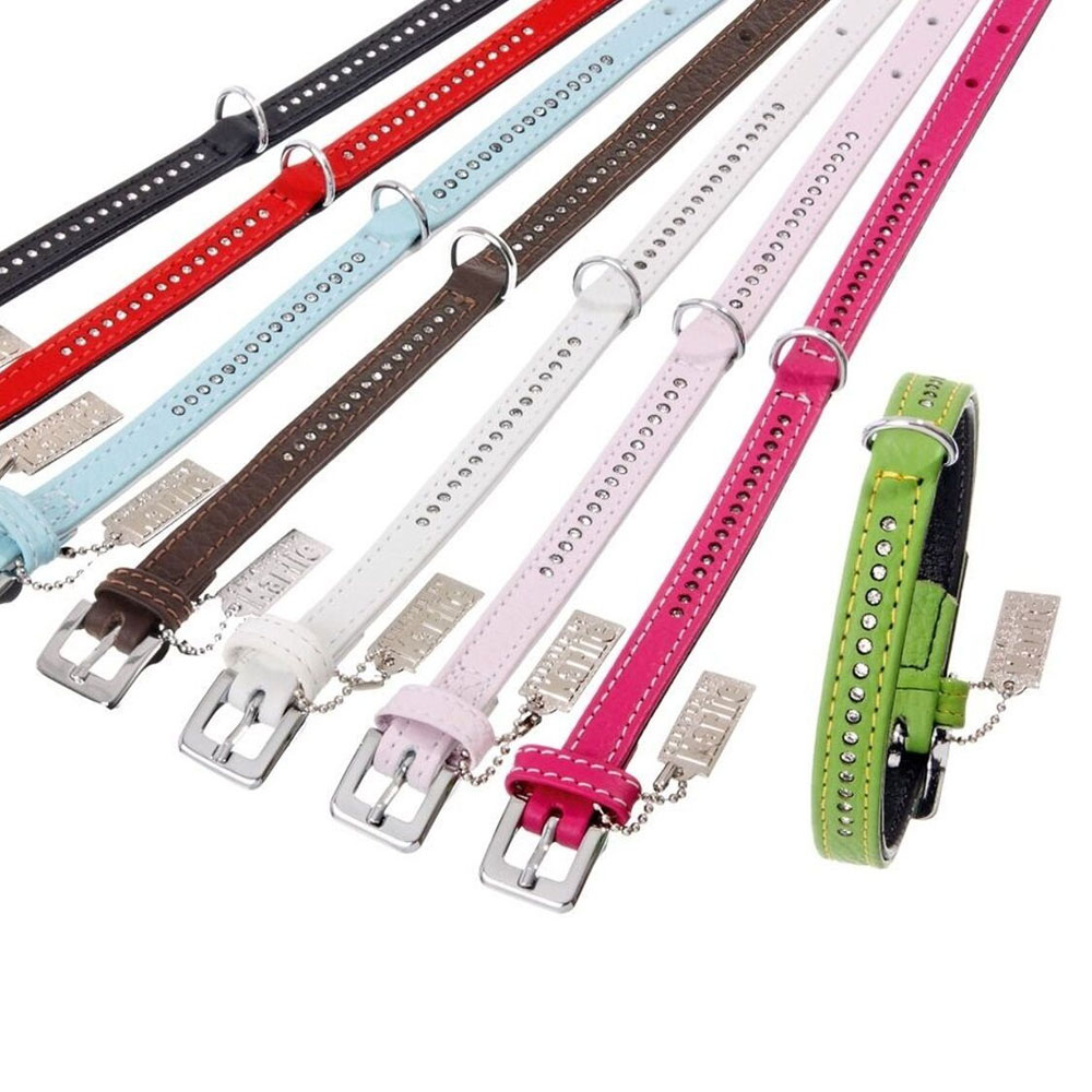 Bild 1 von Karlie Vintage Strass-Halsband 1-reihig - Braun, 24 cm