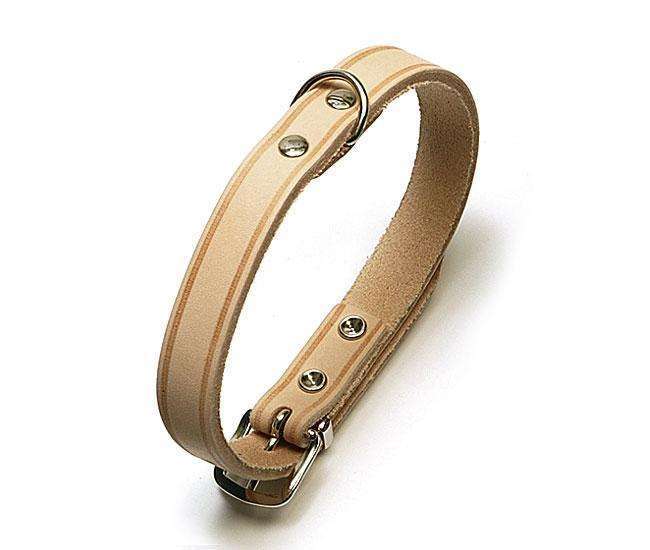 Bild 1 von Karlie RONDO Halsband genietet - Natur  / (Variante) 10 mm, 32 cm