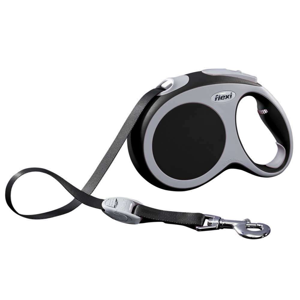 Bild 1 von Flexi VARIO Gurt-Roll-Leine - Größe L, 5m/bis 60kg  / (Variante) Anthrazit