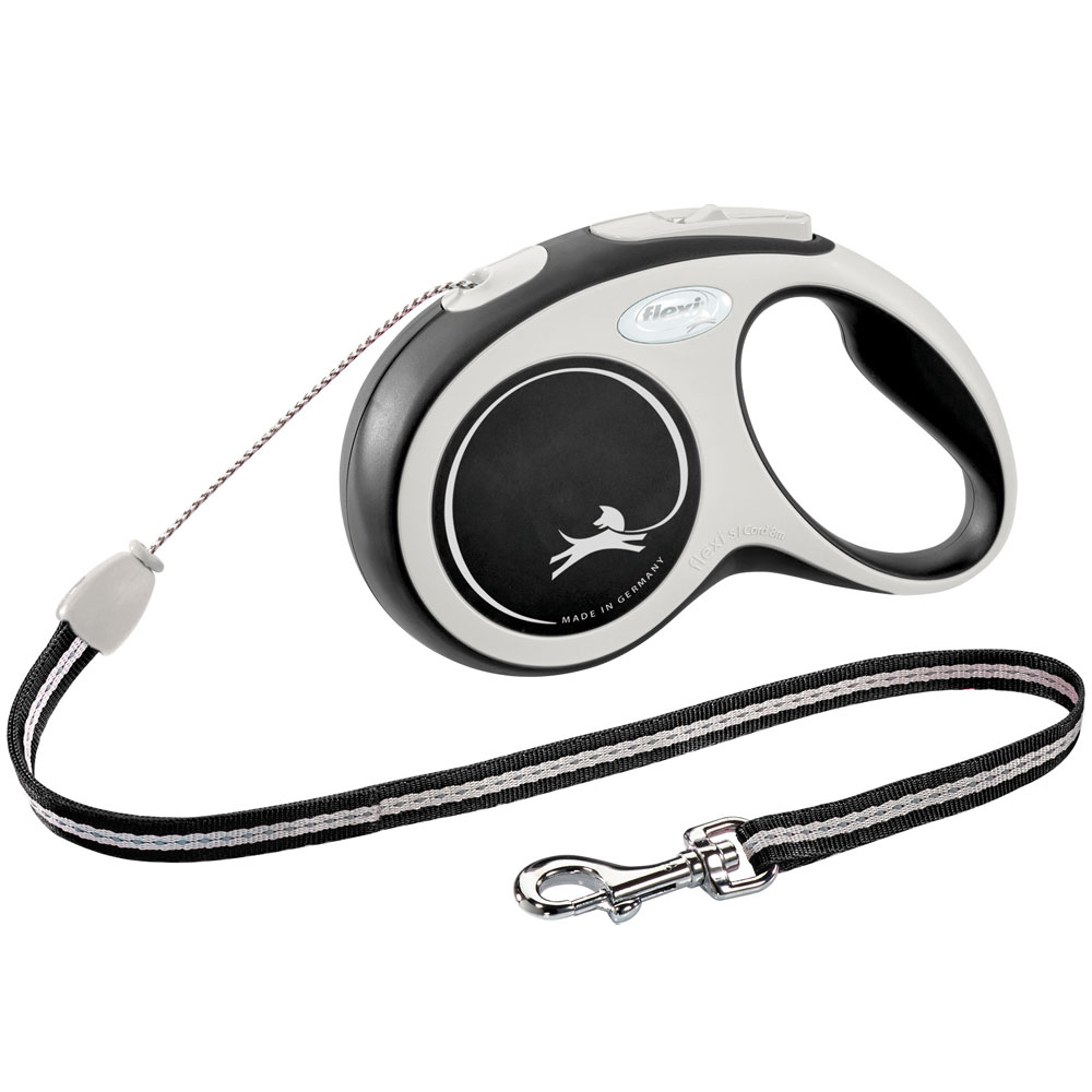 Bild 1 von FLEXI Rollleine New COMFORT Seil - 8m, bis 12kg  / (Variante) schwarz