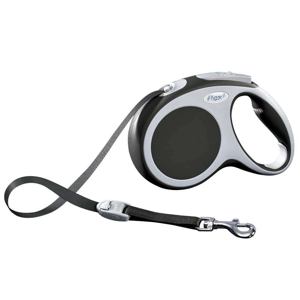 Bild 1 von Flexi VARIO Gurt-Roll-Leine - Größe M, 5m/bis 25kg  / (Variante) Anthrazit