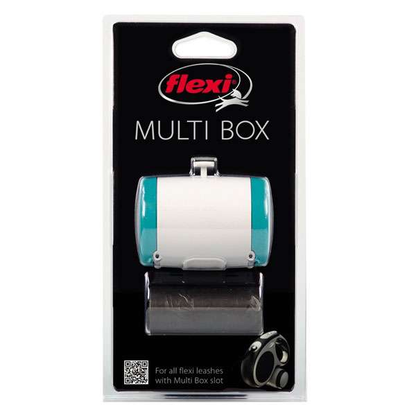 Bild 1 von Flexi VARIO Multi Box für Kotbeutel oder Leckerlis  / (Variante) Türkis/Grau