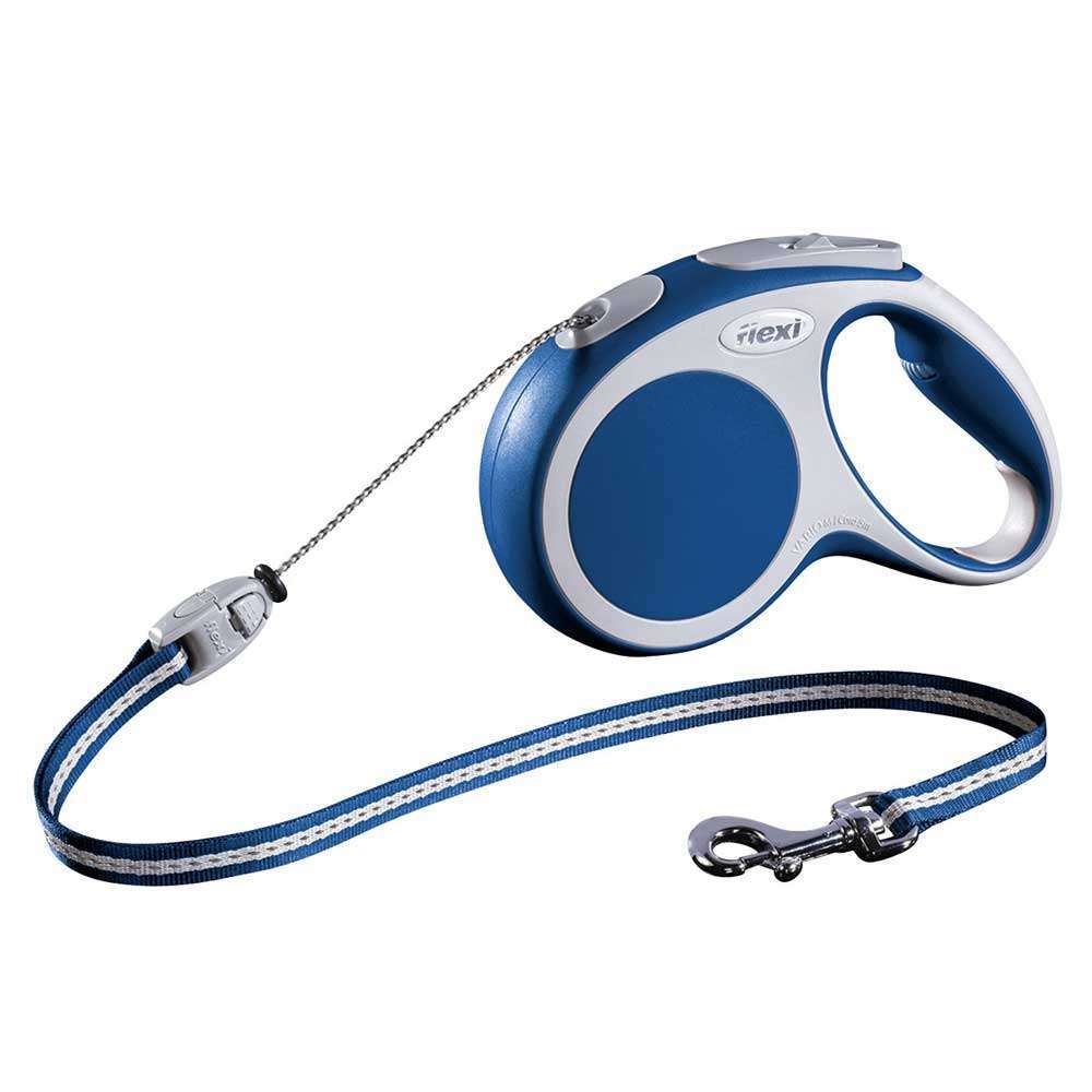 Bild 1 von Flexi VARIO Seil-Roll-Leine - Größe M, 5m/bis 20kg  / (Variante) Blau
