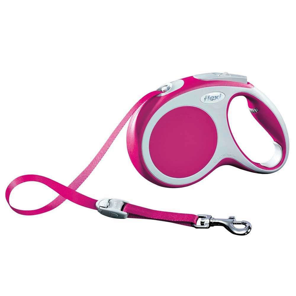 Bild 1 von Flexi VARIO Gurt-Roll-Leine - Größe M, 5m/bis 25kg  / (Variante) Pink