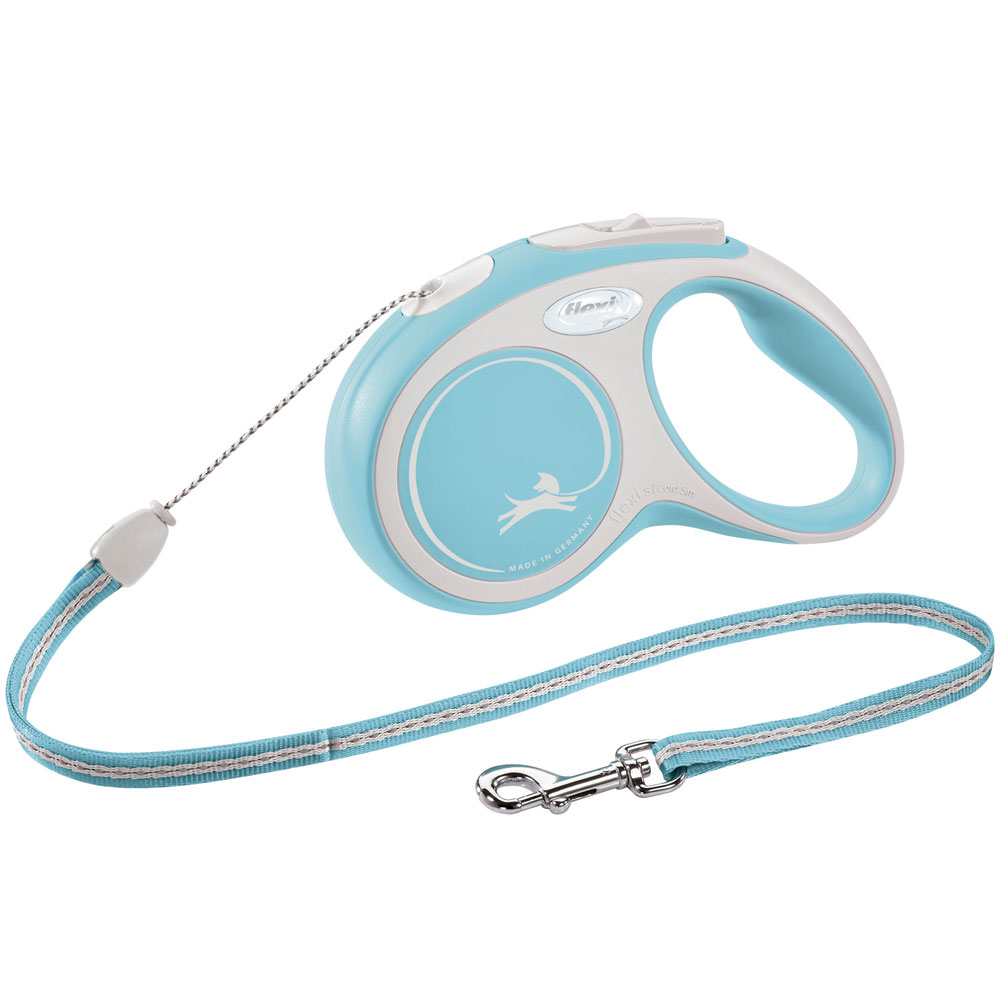 Bild 1 von FLEXI Rollleine New COMFORT Seil - 5m, bis 12kg  / (Variante) hellblau