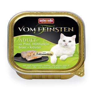 Bild 1 von Animonda Vom Feinsten mit Schlemmerkern mit Pute, Hühnchenbrust & Kräuter 100g