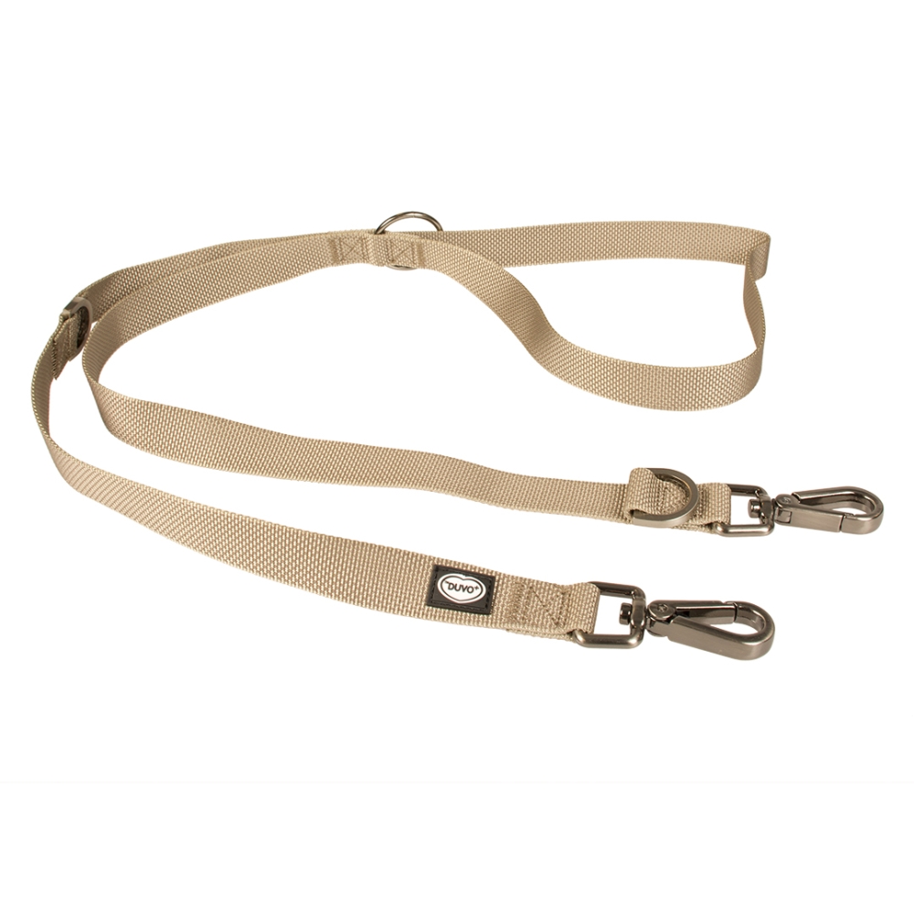 Bild 1 von Duvoplus Explor North Duo Leine 200cm/25mm - Taupe