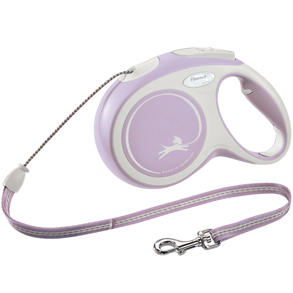 Bild 1 von FLEXI Rollleine New COMFORT Seil - 8m, bis 20kg  / (Variante) rosa