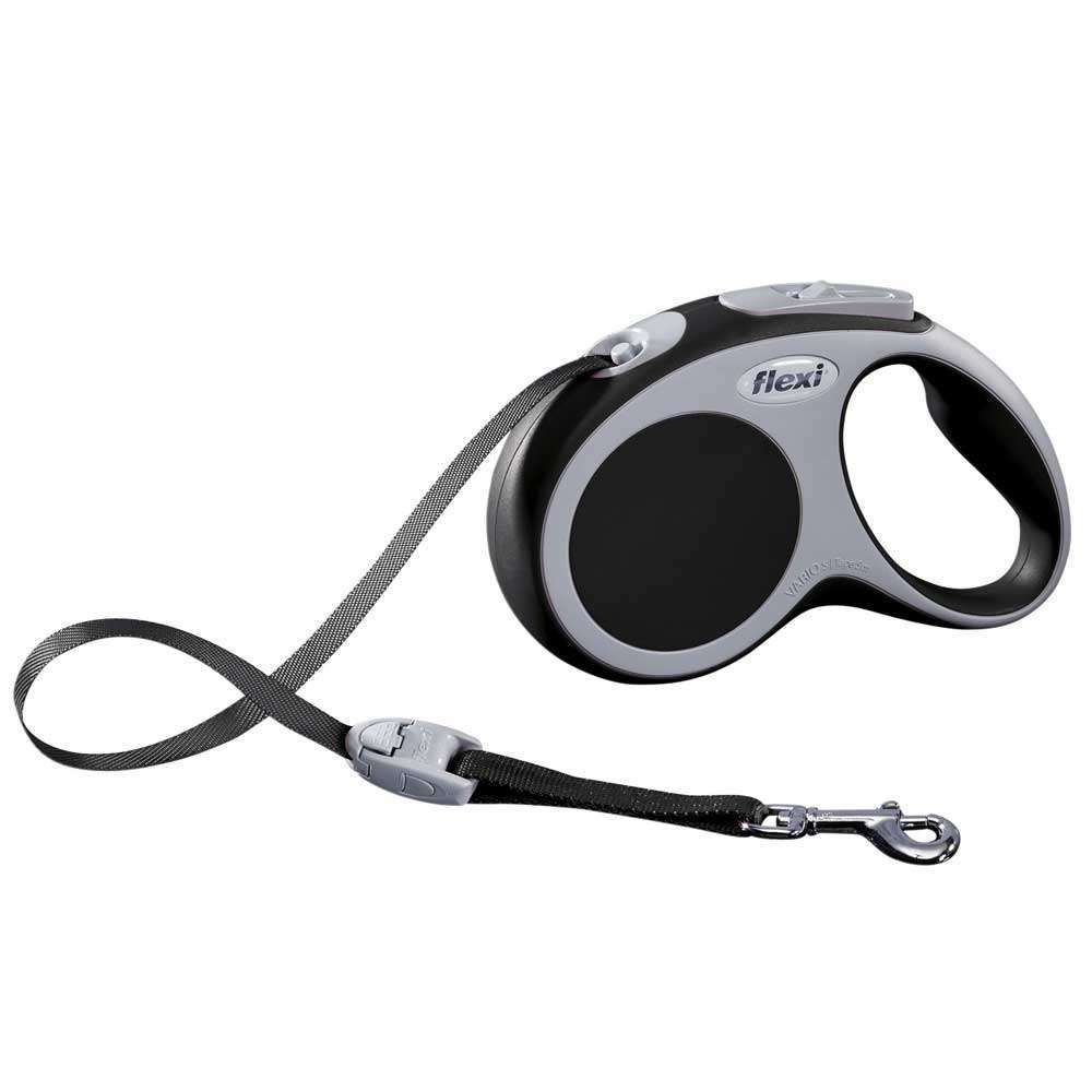 Bild 1 von Flexi VARIO Gurt-Roll-Leine - Größe S, 5m/bis 15kg  / (Variante) Anthrazit