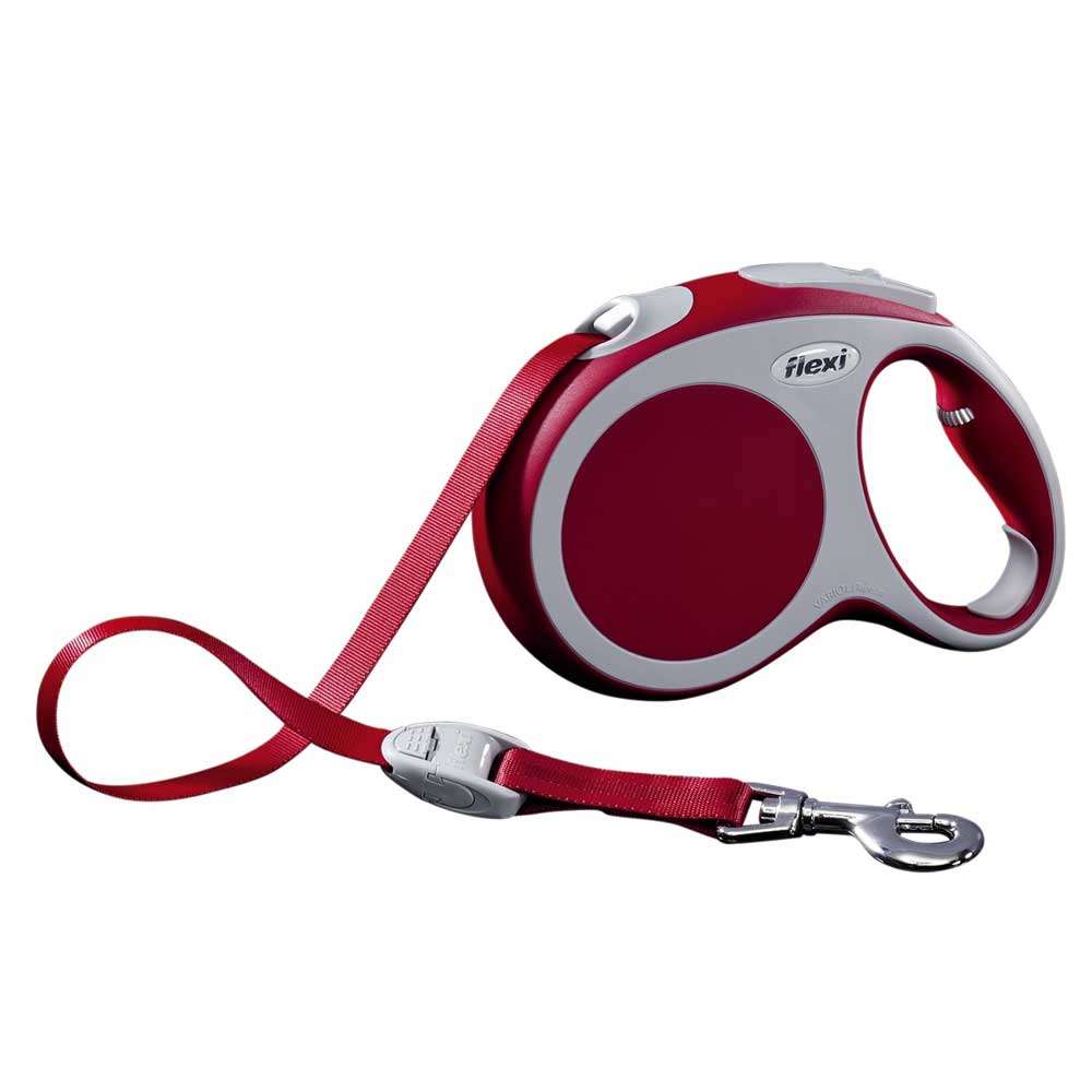 Bild 1 von Flexi VARIO Gurt-Roll-Leine - Größe L, 5m/bis 60kg  / (Variante) Rot