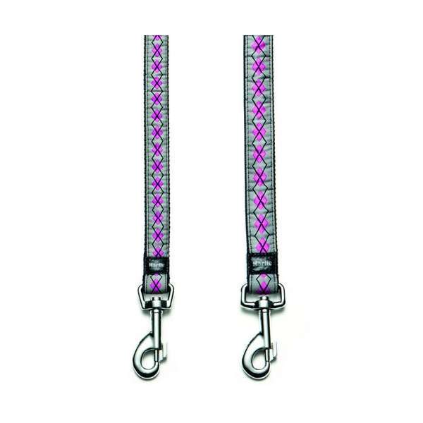 Bild 1 von Karlie Art Joy Plus Leine RHOMBUS - Pink  / (Variante) 100cm x 25mm