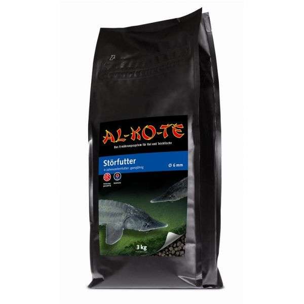 Bild 1 von AL-KO-TE Fisch Futter Störfutter 6 mmin der Tüte 3 kg