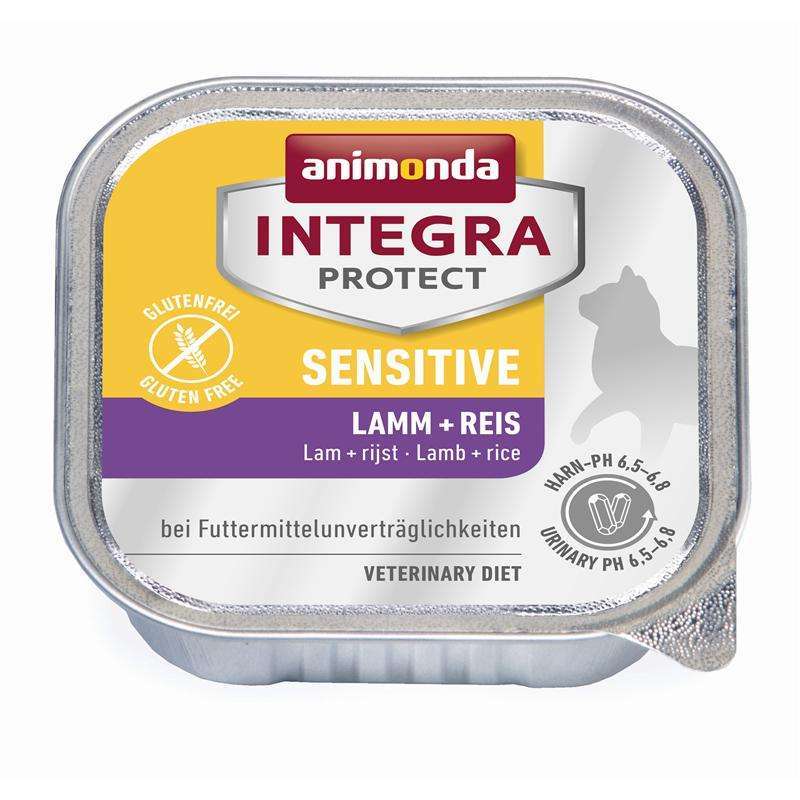 Bild 1 von Animonda Cat Schale Integra Protect Sensitiv mit Lamm & Reis 100g