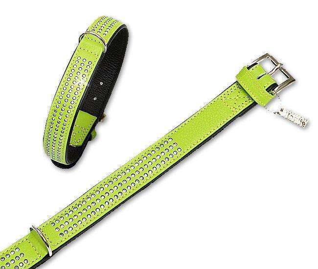 Bild 1 von Karlie VINTAGE Strass Halsband 3-reihig - Kiwi