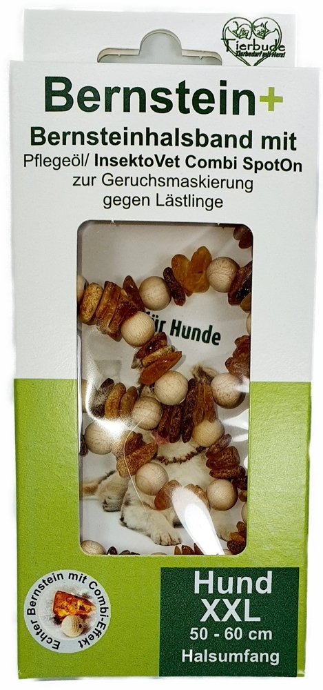 Bild 1 von Bernstein+ - Bernsteinhalsband - Bernsteinkette - Zeckenhalsband - Flohhalsband für Hunde & Katzen