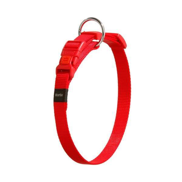 Bild 1 von Karlie Art Sportiv Silverplus Halsband - Rot  / (Variante) 24 mm / 45-65 cm