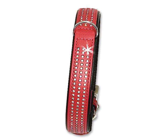 Bild 1 von Karlie VINTAGE Strass Halsband 3-reihig - Rot