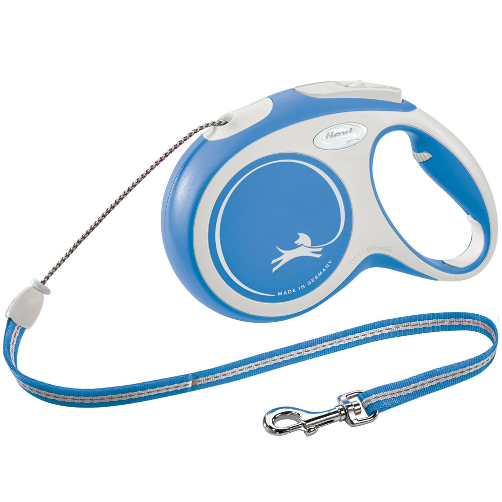 Bild 1 von FLEXI Rollleine New COMFORT Seil - 8m, bis 20kg  / (Variante) blau