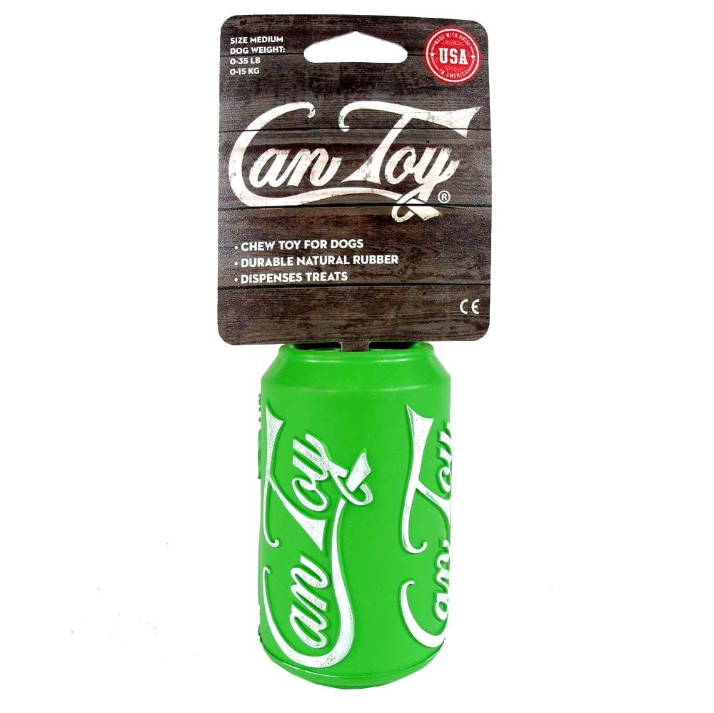 Bild 1 von Can Toy Medium aus Naturkautschuk - made in USA  / (Variante) Grün