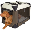 Bild 1 von Pet-Star Transport-Hütte, braun/beige  / (Variante) 101 x 69 x 70cm