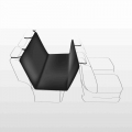 Bild 3 von Trixie Auto-Schondecke - schwarz, 1,45 × 1,60 m