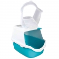 Bild 2 von Trixie Katzentoilette Vico Easy Clean  / (Variante) Trixie Katzentoilette Vico Easy Clean türkis/weiß