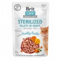 Brit Care Cat PB Fillets in Gravy - Kaninchen Sterilized 85g