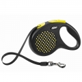 Bild 1 von FLEXI Design Gurt-Roll-Leine - 5 m, 25 kg  / (Variante) gelb