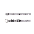 Bild 1 von Trixie Halsband Silver Reflect - Pfotenmotiv  / (Variante) 22-35cm / 15mm