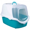 Bild 1 von Trixie Katzentoilette Vico Easy Clean  / (Variante) Trixie Katzentoilette Vico Easy Clean türkis/weiß