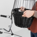 Bild 7 von Trixie Fahrradkorb aus Weide mit Gitter - schwarz