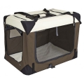 Bild 2 von Pet-Star Transport-Hütte, braun/beige  / (Variante) 101 x 69 x 70cm