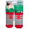 Bild 5 von Karlie Doggy Socks Hundesocken 4er Set - Rot/Grau  / (Variante) S
